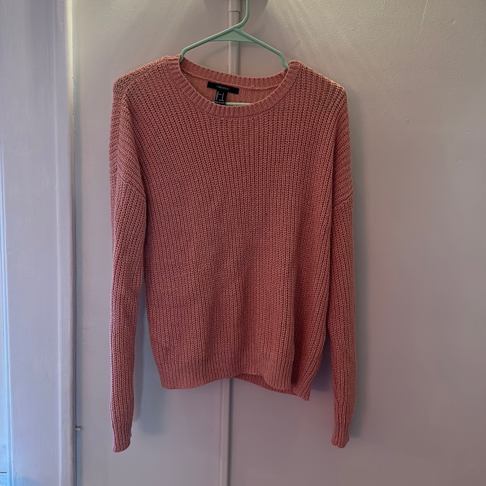 pink sweater